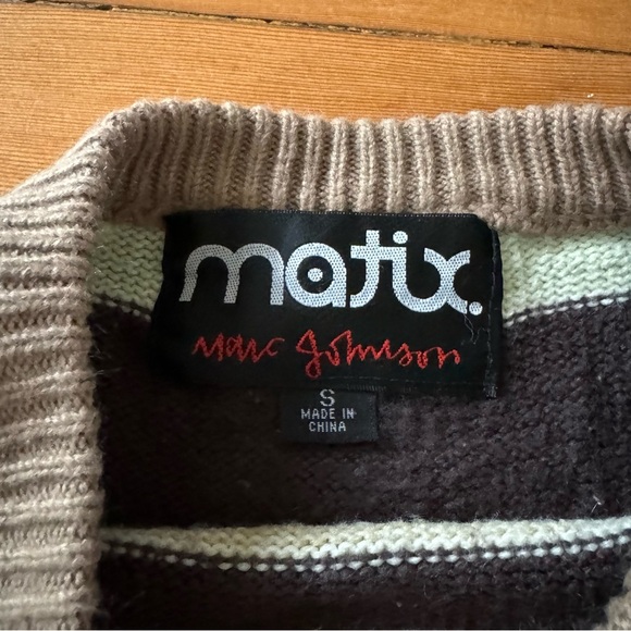 Matix Men’s Marc Johnson Signature Stripe Sweater Small - Picture 4 of 7